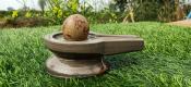 Natural Stones Shivling And Damru Shape Jaldhari