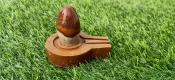 Narmadeshwar Stone Shiva Lingam Plain Jaladhari