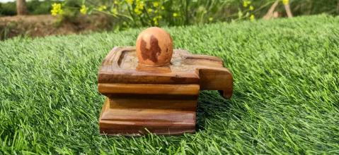 Natural Stones Shivling Square Jaldhari