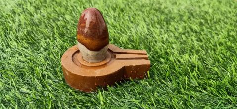 Narmadeshwar Stone Shiva Lingam Plain Jaladhari